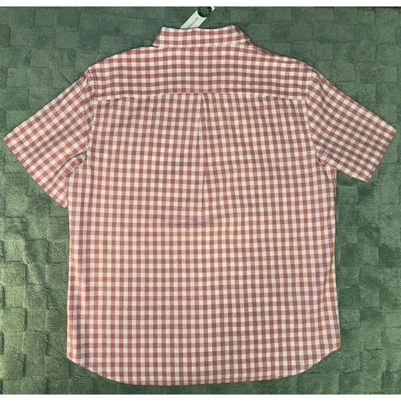 NWT Hawker Rye Short Sleeve Basketweave Slim Button Up Size 2XL - Picture 5 of 9